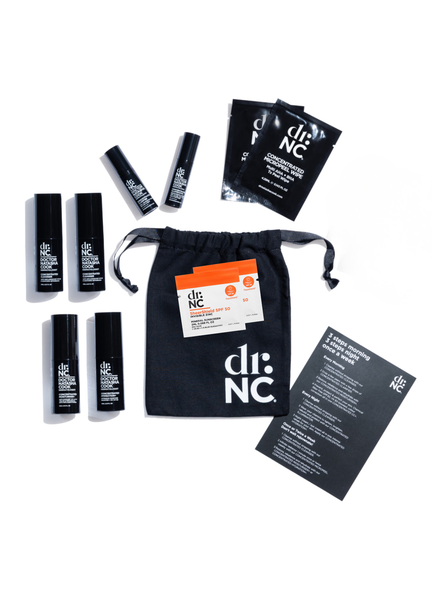 drNC TRAVEL ESSENTIALS MINI KIT – drNC Skin | Dr Natasha Cook