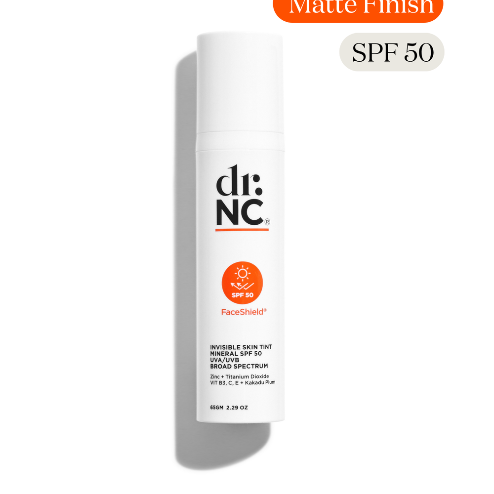 drNC FACESHIELD SPF 50 - SHEER MATTE FINISH – drNC Skin | Dr